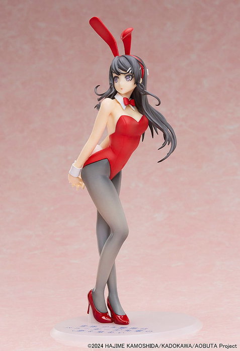 Rascal Does Not Dream of Bunny Girl Senpai statuette 1/7 Mai Sakurajima Red Bunny Girl Ver. 27 cm