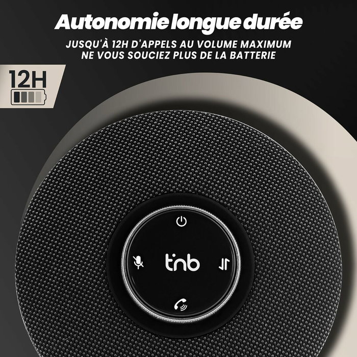 Haut-parleurs bluetooth portables T'NB CFSPEAKERBT Noir