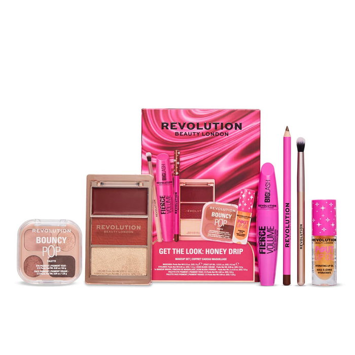Revolution Make Up Get The Look Honey Drip Case 6 pièces Revolution Make Up Get The Look Honey Drip Case 6 pièces
