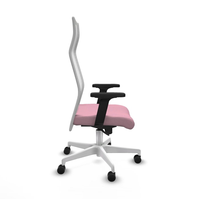 Piqueras y Crespo Chaise de Bureau Albacete Rose et Blanc