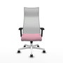 Piqueras y Crespo Chaise de Bureau Albacete Rose et Blanc
