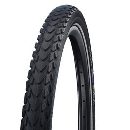 Schwalbe Marathon Mondial 28X1.60 Noir avec bandes réfléchissantes