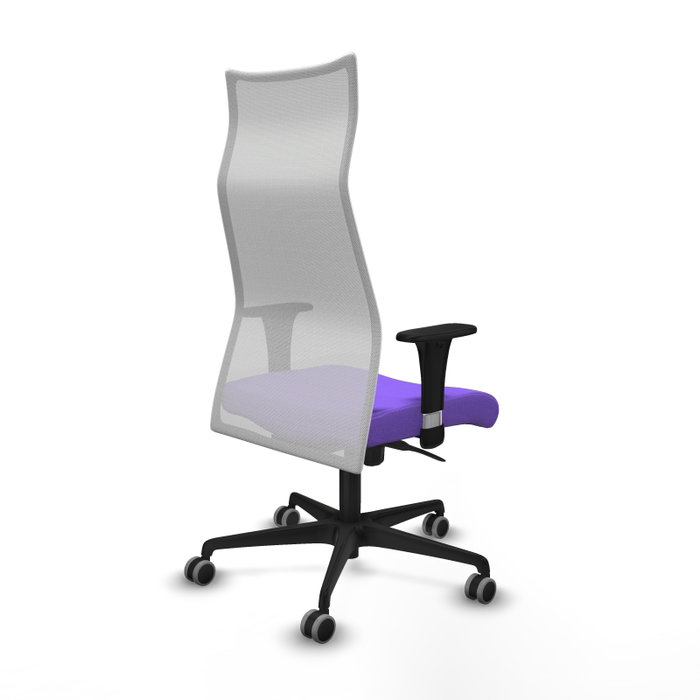 Piqueras y Crespo Chaise de Bureau Albacete Lila et Blanc