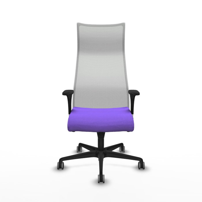 Piqueras y Crespo Chaise de Bureau Albacete Lila et Blanc