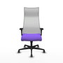 Piqueras y Crespo Chaise de Bureau Albacete Lila et Blanc