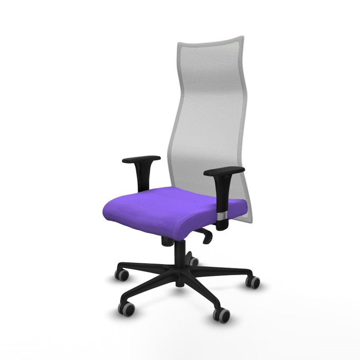 Piqueras y Crespo Chaise de Bureau Albacete Lila et Blanc