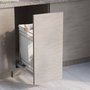 Emuca Chariot coulissant Supra avec paniers et sac à pain, Module 300, Chromé