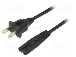 SUNNY Câble d'alimentation SPT-1 1,8m IEC C7 femelle vers NEMA 5-15 (B)