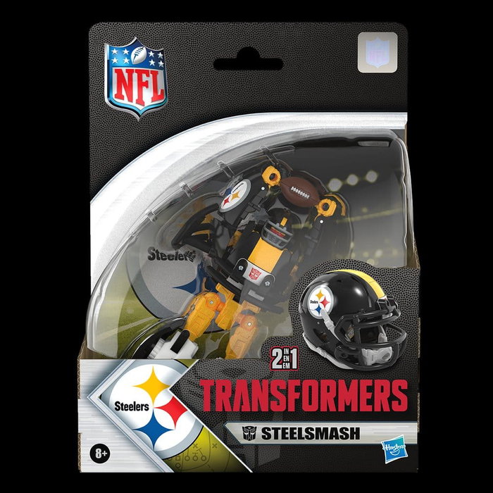 Transformers x NFL figurine Pittsburgh Steelers: Steelsmash 14 cm Transformers x NFL figurine Pittsburgh Steelers: Steelsmash 14 cm