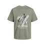 T shirt à manches courtes Enfant Jack & Jones Jcotint Tee Ss Crew Neck Kaki