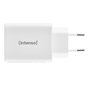 Intenso Chargeur mural GaN W65ACC 1xUSB-A 2xUSB-C blanc