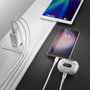 Intenso Chargeur mural GaN W65ACC 1xUSB-A 2xUSB-C blanc