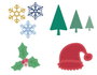 Misskuty Set de 4 Emporte-pièces Fins ZAG Noël