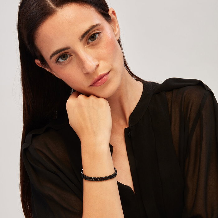 Bracelet Homme Breil TJ3687 Argent 925 Noir