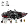 LEGO 75389 Star Wars Le Faucon Noir - Véhicule de Construction à Piles pour Enfants - Jouet Cadeau sur le Thème de la Série Disney+