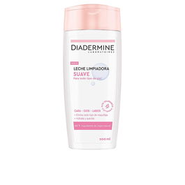 Diadermine Lait Nettoyant Doux Visage 200 ml - Purifie et Démaquille Doucement