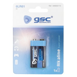 GSC Evolution Pila alcalina 6LR61 (9V) - Blister 1ud