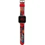 Kids Licensing Montre LED Spiderman SPD4800 - Affichage Heure et Date - Changement de Fond d'Écran - Bleu - Enfant