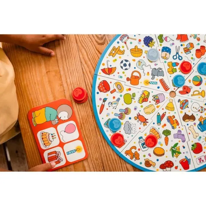 Nathan - Jeu éducatif pour enfants T'choupi Mon premier cherche et trouve - Jeu de société avec planches et jetons