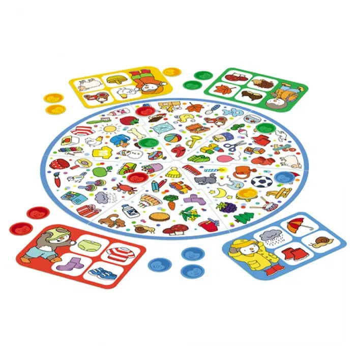 Nathan - Jeu éducatif pour enfants T'choupi Mon premier cherche et trouve - Jeu de société avec planches et jetons