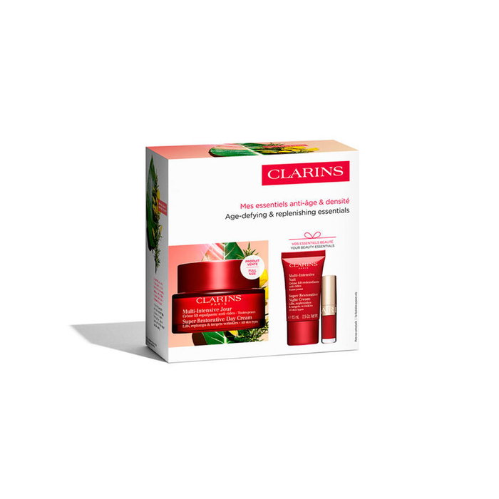 Clarins Coffret Crème de Jour Multi-Intensive 3 pcs Anti-Âge Peau Sèche et Sensible Liftant