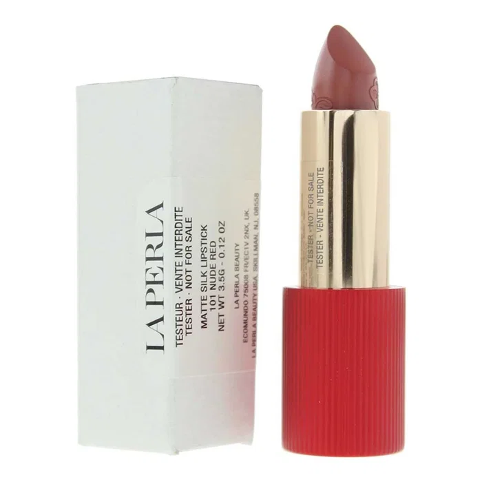 La Perla Matte Silk Rouge à lèvres crème 101 Rouge nu La Perla Matte Silk Rouge à lèvres crème 101 Rouge nu