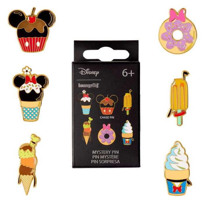 Loungefly Disney Assortiment de 12 Badges Émaillés Blind Box Sensational 6 Surprise Snack Loungefly Disney Assortiment de 12 Badges Émaillés Blind Box Sensational 6 Surprise Snack