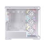 Einarex Zenith ZM800 RGB Boîtier Mini-Tower Blanc avec Verre Trempé