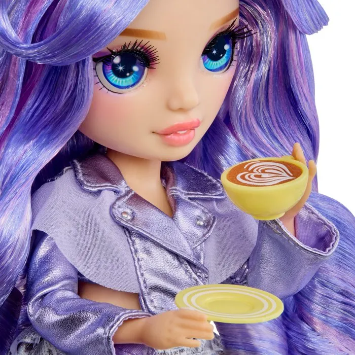 Rainbow High Pretty in Paris - Violet - Poupée Mannequin 27 cm