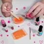 Lisciani Barbie Nail Art - Vernis à ongles qui change de couleur au contact de l'eau, coffret créatif avec paillettes et flacons, à partir de 5 ans