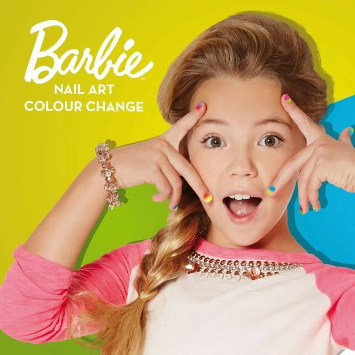 Lisciani Giochi Barbie Coffret Nail Art Color Multicolore