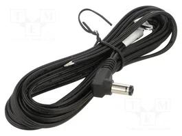 ESPE Câble d'alimentation DC plat 2x0,52mm2 avec prise DC 5,5/2,5 angulaire