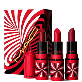 MAC - Coffret Tiny Tricks: 3 rouges à lèvres crème mat miniature 1.8 g - Awe-Spicious, Snappy-Go-Lucky, Sleight Of Grand