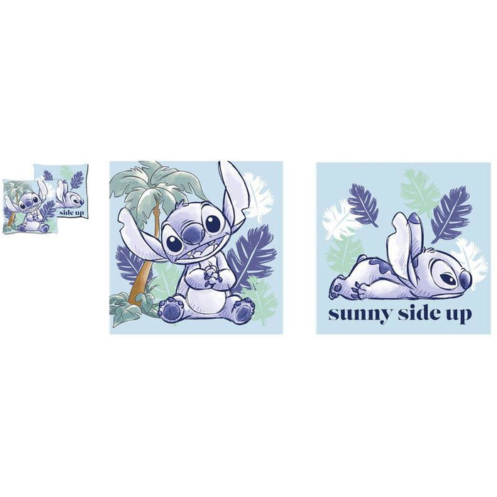 DISNEY Coussin Stitch Taille 38x38cm Matière Velboa