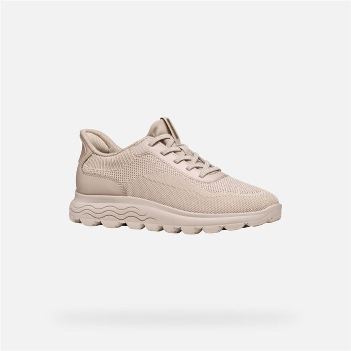 Baskets Casual pour Femme Geox D Spherica Plus A Beige