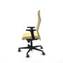 Piqueras Y Crespo Fauteuil Albacete avec mécanisme synchrone, Similicuir Crème