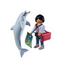 Playmobil Zoo: Set Delfín y Visitante 72091 - Jouet de dauphin et visiteuse avec accessoires - Jeu de construction pour enfant dès 4 ans - Langue: Espagnol