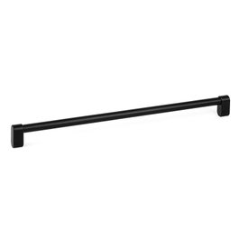 VIEFE Tirador de mueble Linkk, barre droite, noir brossé, 320 mm
