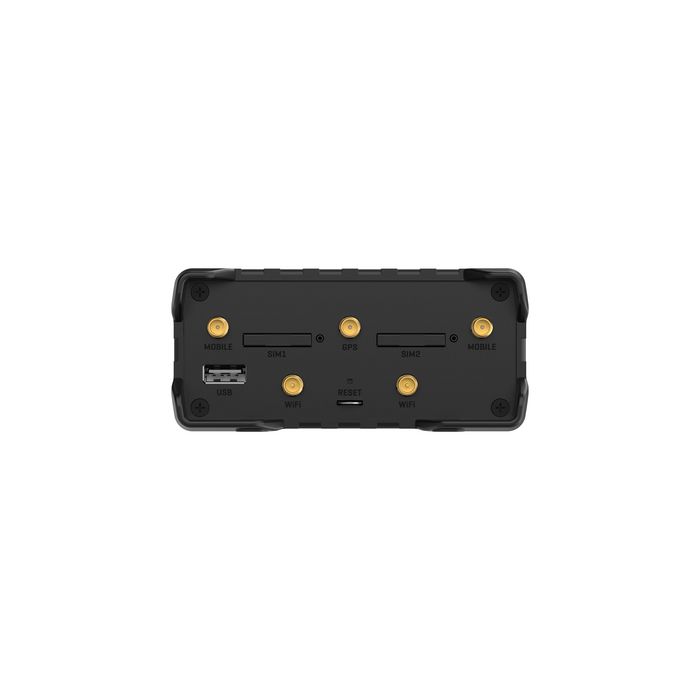 Teltonika Networks RUT906 Routeur 4G LTE Cat 4 WiFi Dual SIM avec GNSS, interfaces série RS232/RS485, Ethernet et I/Os pour IoT industriel
