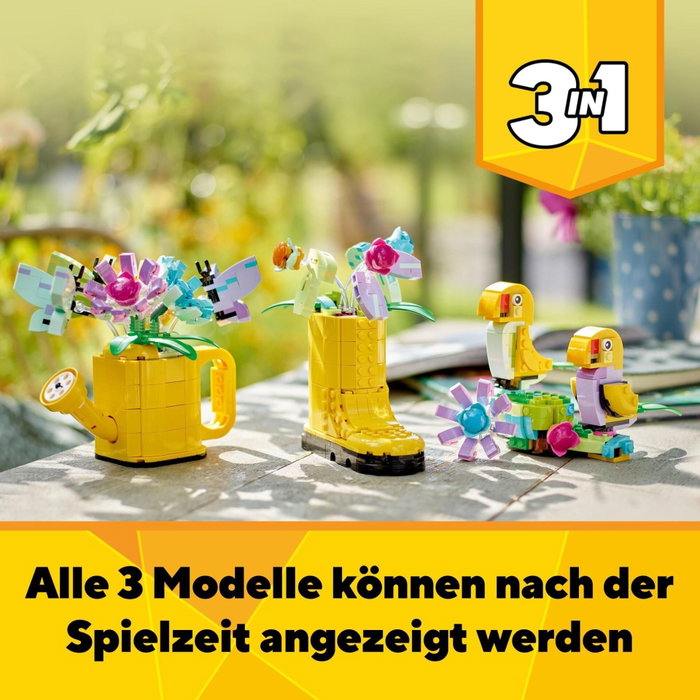 LEGO Creator 3-en-1 Les Fleurs dans l'Arrosoir 31149