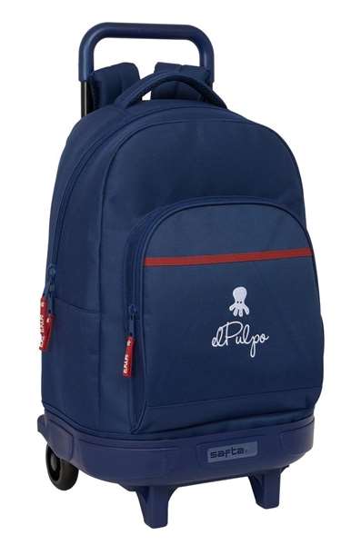 Safta Sac à dos grand avec roues compact et sac détachable El Pulpo - 33x45x22 cm - À partir de 3 ans Safta Sac à dos grand avec roues compact et sac détachable El Pulpo - 33x45x22 cm - À partir de 3 ans