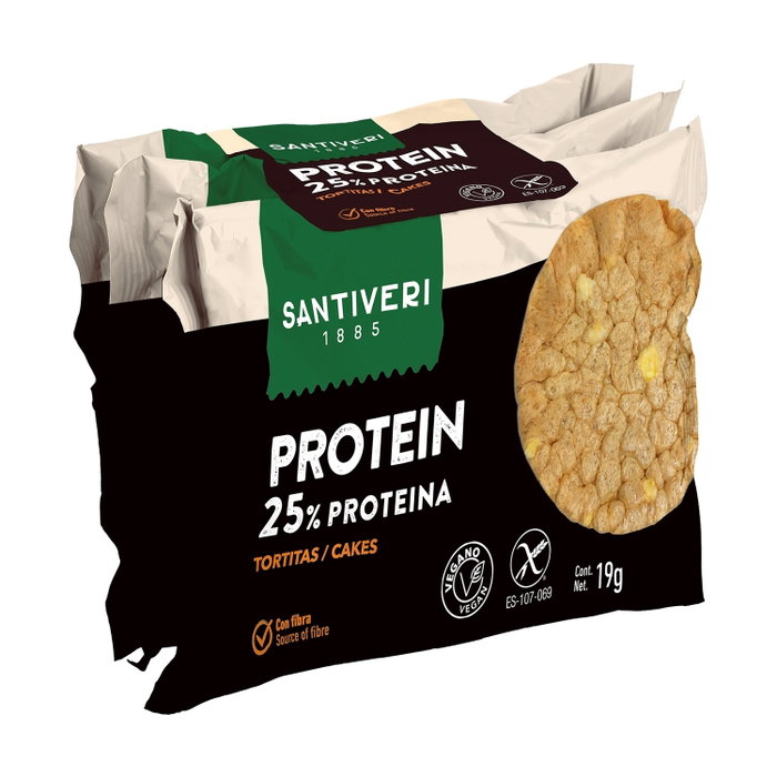 Santiveri Tortitas protéiques maïs et lentilles 3x19g
