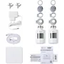 Delta Dore Pack TRV 1.0 connecté 6050664 - Têtes Thermostatiques Intelligentes avec Box pour Contrôle Chauffage à Distance