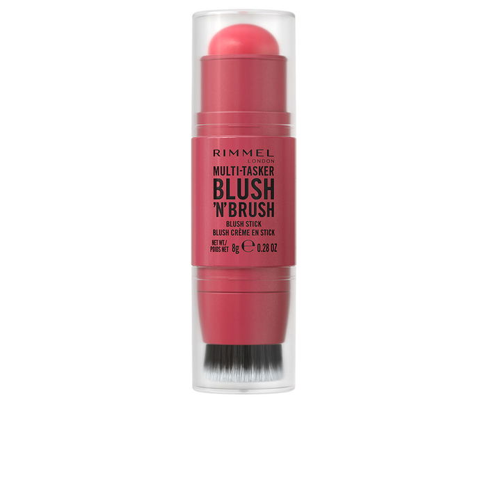Rimmel London Blush 'N' Brush Multi-Tâches - Fard à Joues et Pinceau en Stick 8g - 6 Nuances - Teint Frais et Lumineux - Résistant à l'Humidité - Végan Rimmel London Blush 'N' Brush Multi-Tâches - Fard à Joues et Pinceau en Stick 8g - 6 Nuances - Teint Frais et Lumineux - Résistant à l'Humidité - Végan