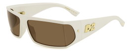 Dsquared2 D2-0140-S-SZJ Lunettes de soleil beige et marron