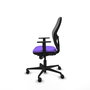 Piqueras y Crespo Chaise de Bureau Jorquera Lila et Gris