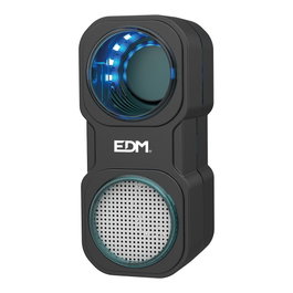 Edm Mini Attrape-Insectes LED 50 m² - 8 x 10,5 x 18,2 cm - Noir - 3W - Efficace Contre les Moustiques