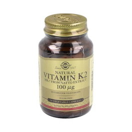 SOLGAR Vitamine K2 (Menaquinona-7) 100 µg, 50 capsules végétales