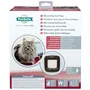 PetSafe - Chatière électronique à micropuce 22 x 23.9 cm - Accès sécurisé pour chat - Brun