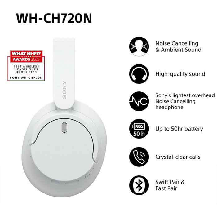Sony WH-CH720NW blanc Sony WH-CH720NW blanc